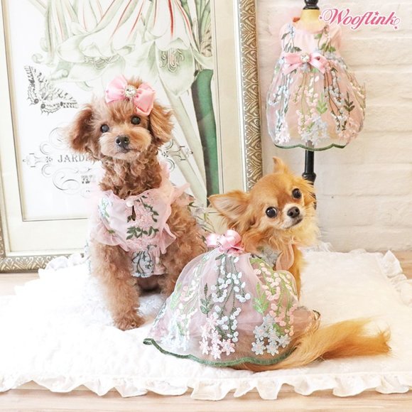 Forever Yours Doggie Hairclip by Wooflink - Set of 2 - 1 Each Color - Picture 3 of 4